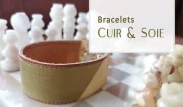 Coup de coeur : les bracelets cuir & soie